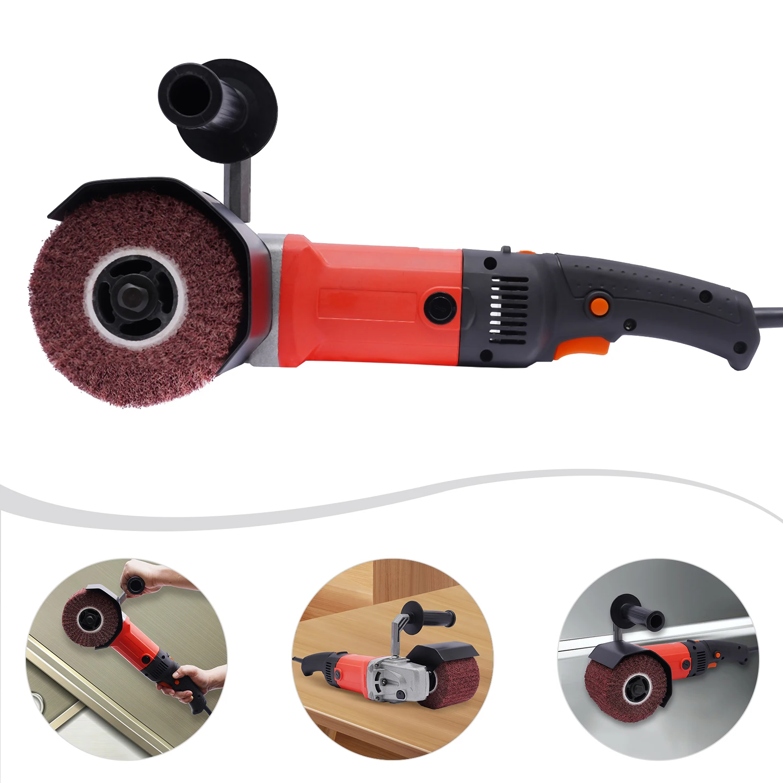 Grinding Machine Satin Finishing Machine Polishing Brushes Smoothing Roller Grinding