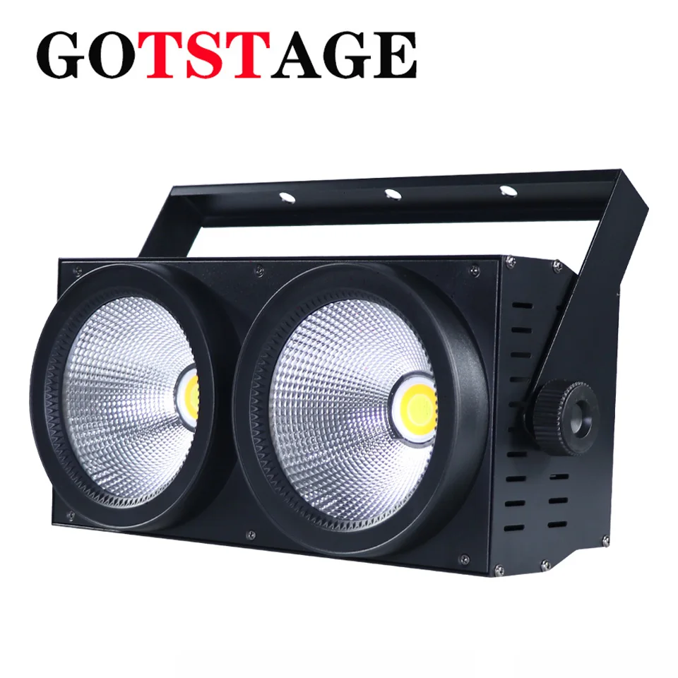 220W 2eyes LED COB DMX Flood Blinder christmas Lights Cool Warm White DJ audience Stage Lighting Effect Disco Bar Wedding Party