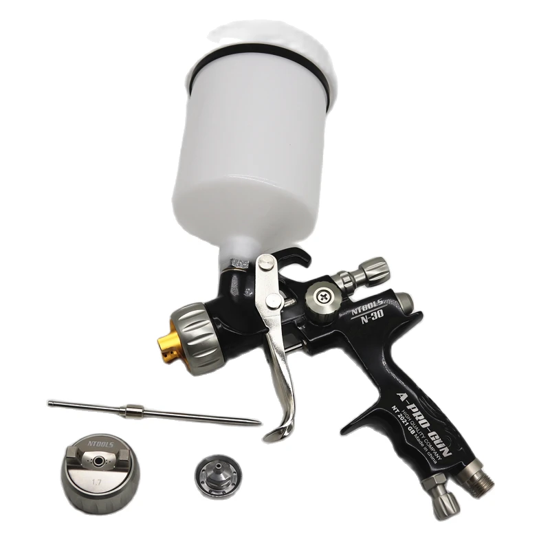 Spray Gun With 1.3 And 1.7mm Car Paint Gun With 600CC Mix Tank And Adpater Varnish Paint Sprayer /Air Spray Gun/Air Tools