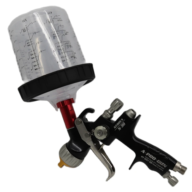 Spray Gun With 1.3 And 1.7mm Car Paint Gun With 600CC Mix Tank And Adpater Varnish Paint Sprayer /Air Spray Gun/Air Tools