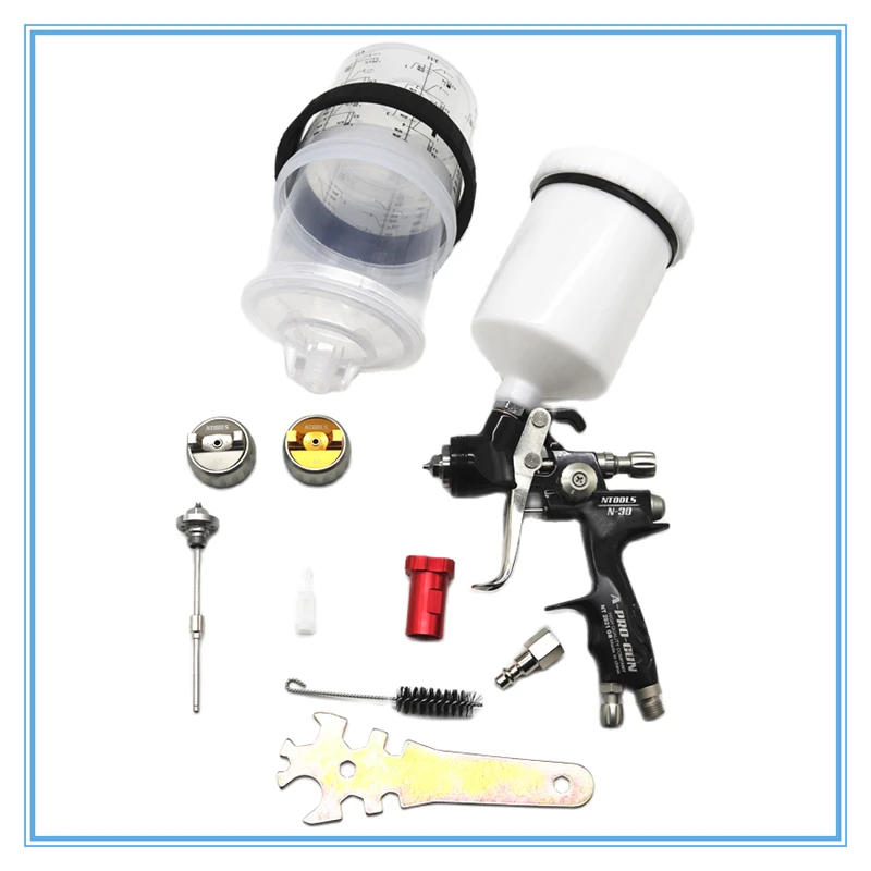 Spray Gun With 1.3 And 1.7mm Car Paint Gun With 600CC Mix Tank And Adpater Varnish Paint Sprayer /Air Spray Gun/Air Tools