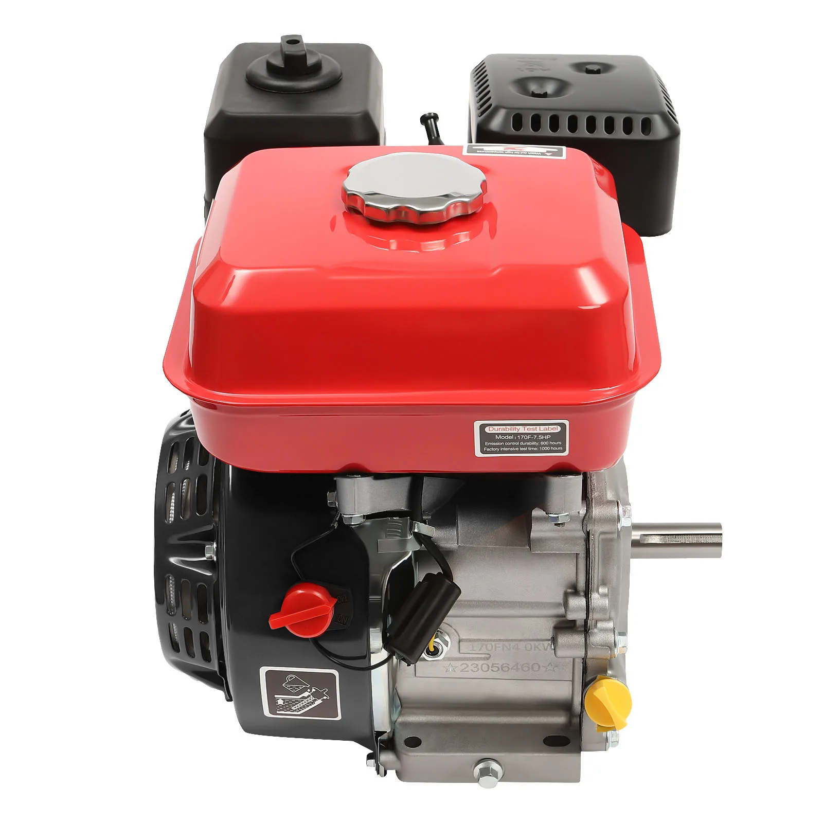 4 Stroke Petrol Gasoline Engines 1 Cylinder Air Cooling 7.5HP Kart Engine Strong Power Rotavator Pressure Washer Engine 5100W/40