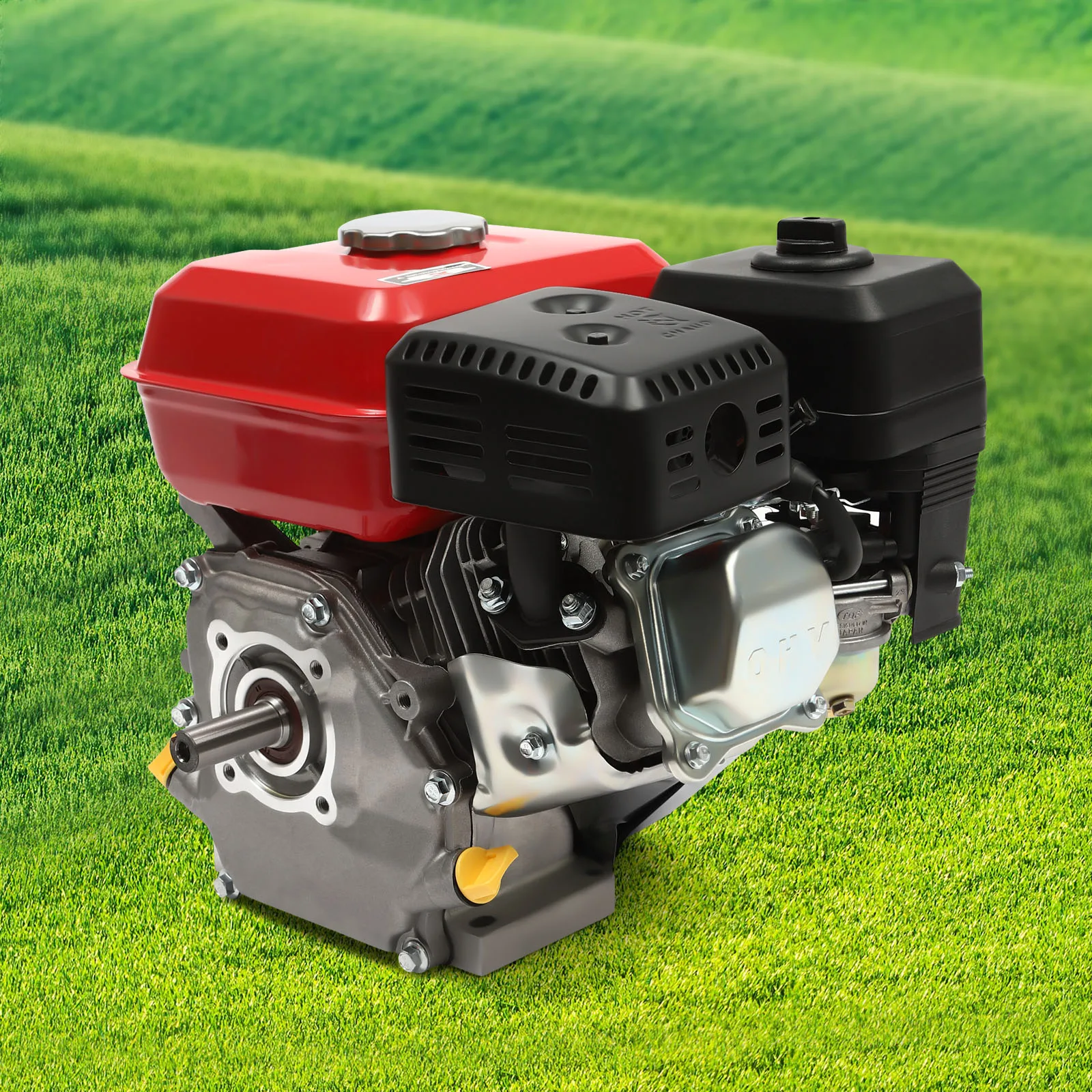 4 Stroke Petrol Gasoline Engines 1 Cylinder Air Cooling 7.5HP Kart Engine Strong Power Rotavator Pressure Washer Engine 5100W/40