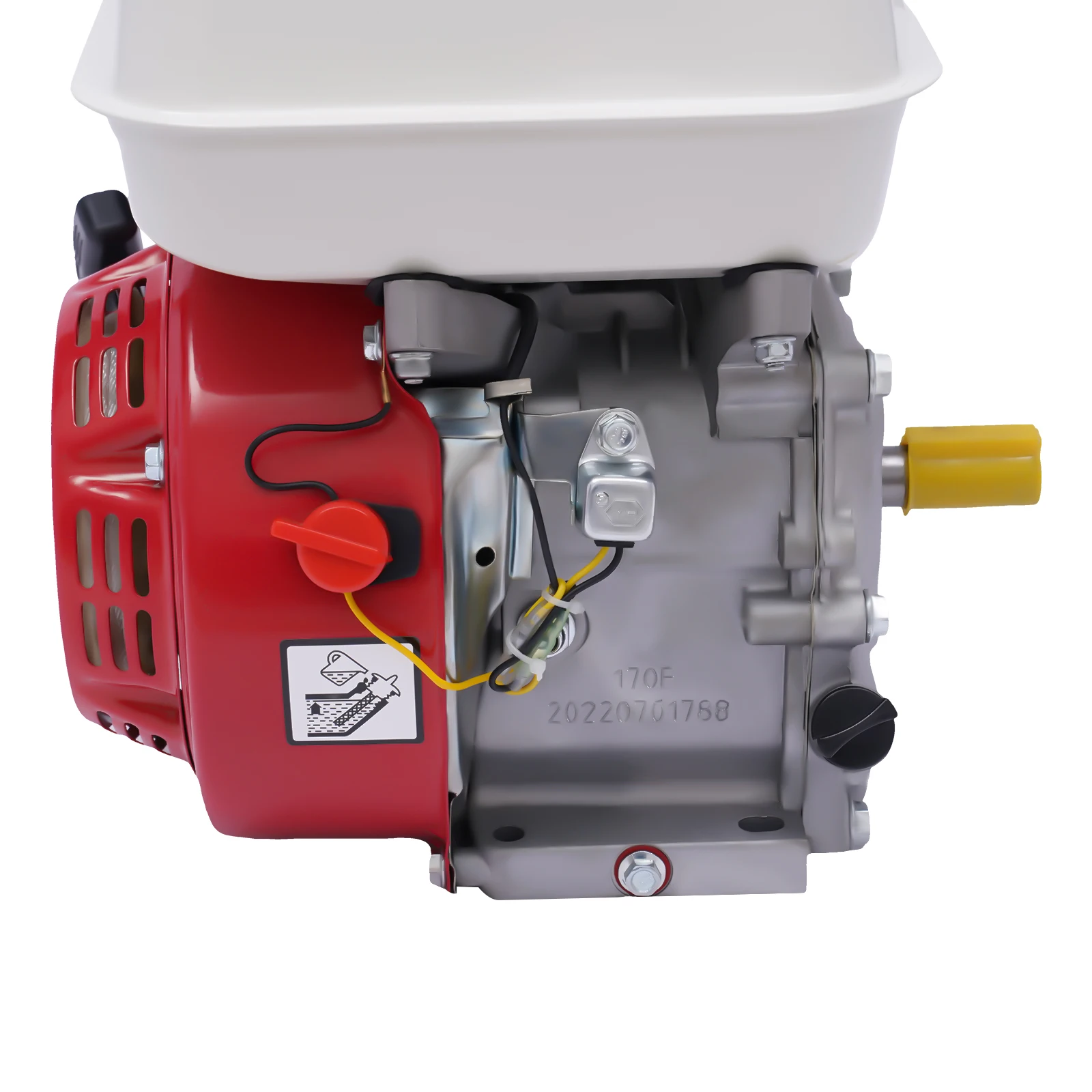 4 Stroke Petrol Gasoline Engines 1 Cylinder Air Cooling 7.5HP Kart Engine Strong Power Rotavator Pressure Washer Engine 5100W/40