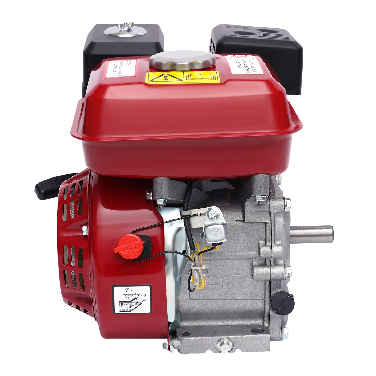4 Stroke Petrol Gasoline Engines 1 Cylinder Air Cooling 7.5HP Kart Engine Strong Power Rotavator Pressure Washer Engine 5100W/40