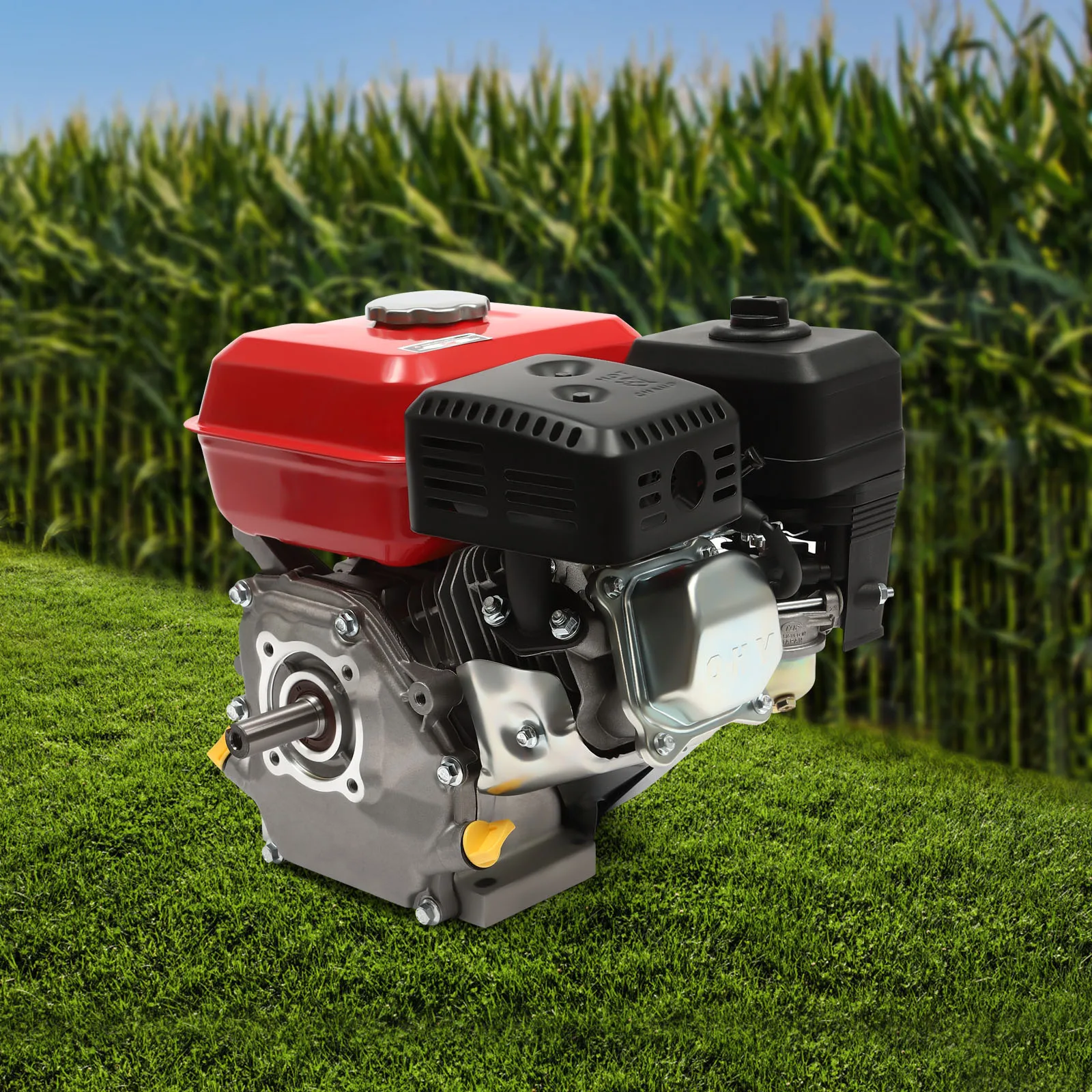 4 Stroke Petrol Gasoline Engines 1 Cylinder Air Cooling 7.5HP Kart Engine Strong Power Rotavator Pressure Washer Engine 5100W/40