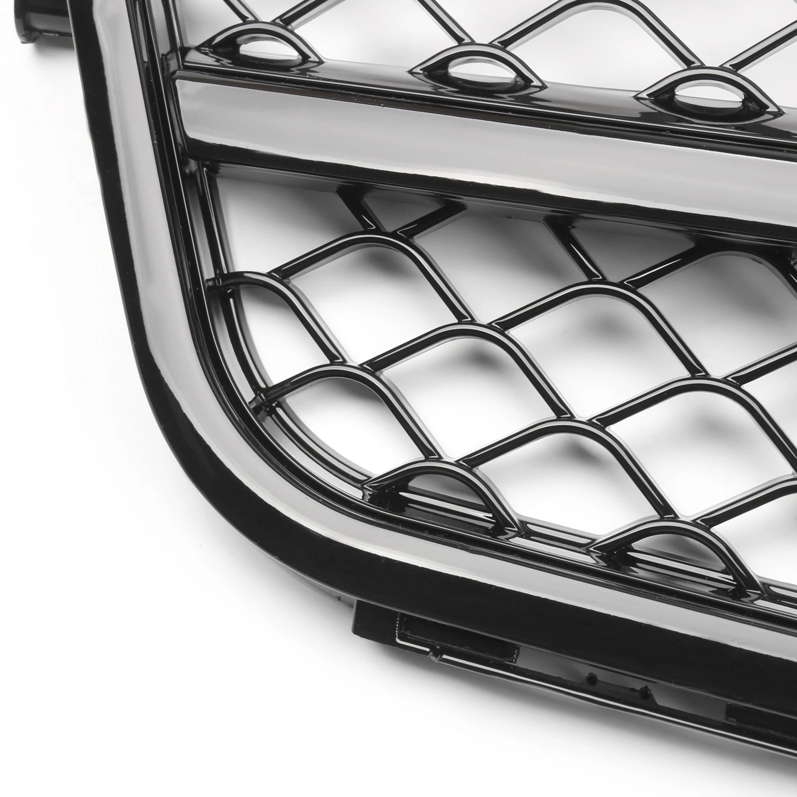 Artudatech AMG Black Front Bumper Grille Grill Fit C-Class Benz W204 C300 C350 2008-2014