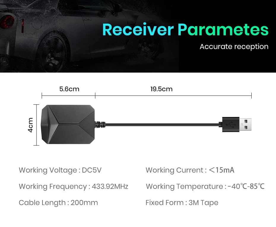 Junsun USB Tire Pressure Monitoring Alarm System TPMS With 4 Internal Sensors for Car DVD Player Navigation Car Accessories