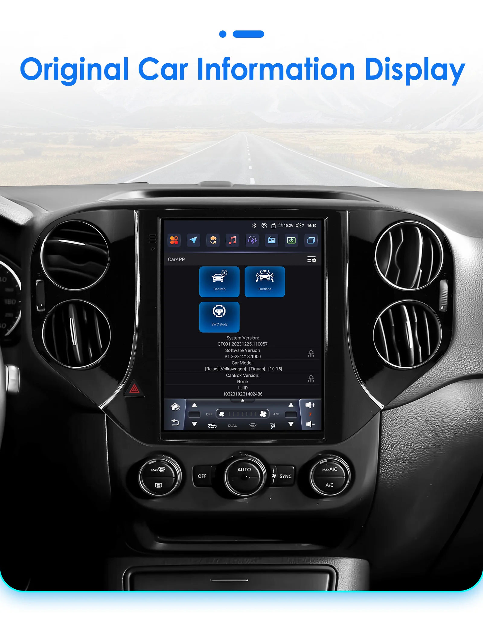 9.7"Android 13 Autoradio for VW Volkswagen Tiguan 1NF 2007-2016 Multimedia player Car radio GPS navi Stereo 4G Carplay Head Unit