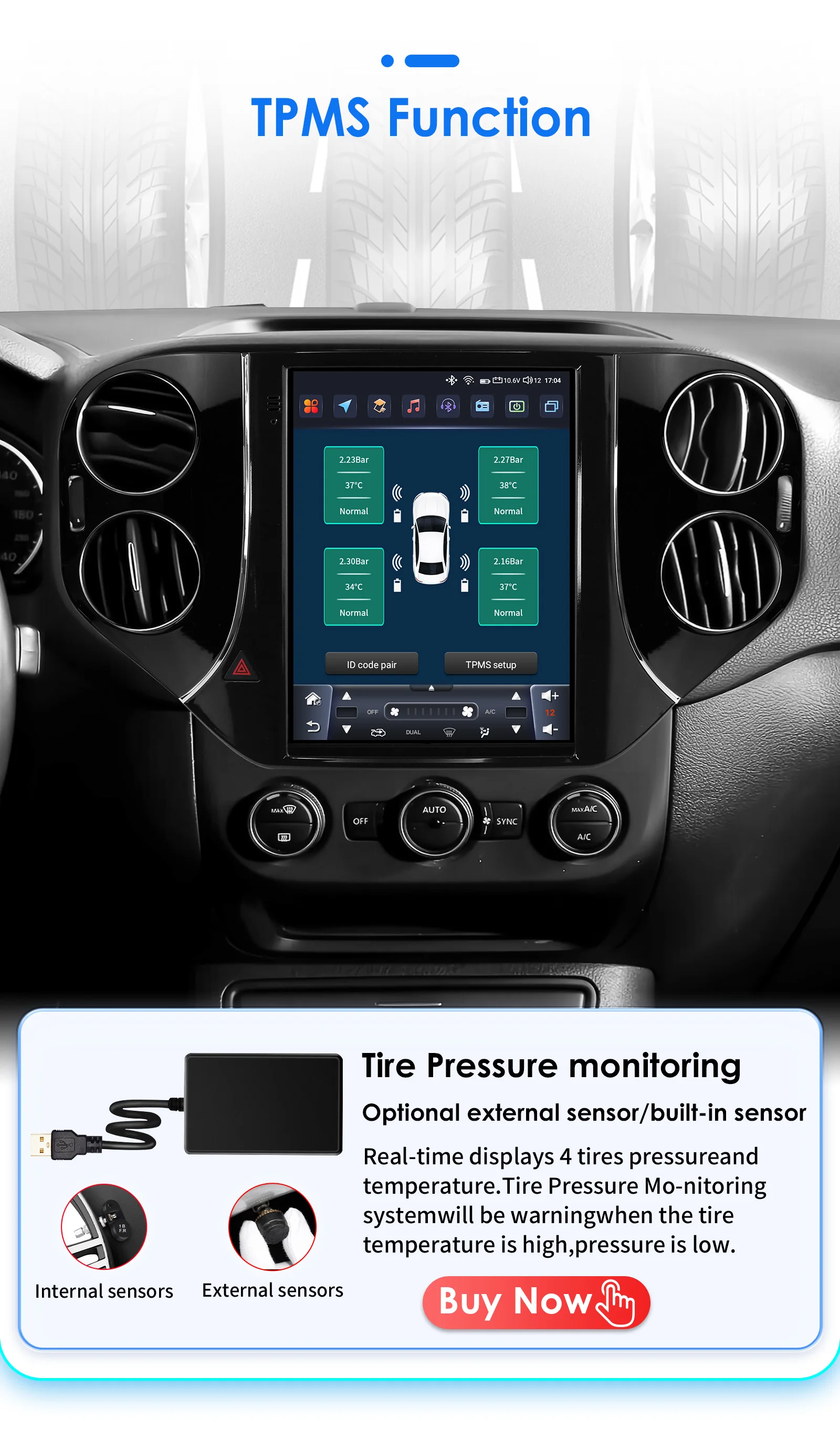 9.7"Android 13 Autoradio for VW Volkswagen Tiguan 1NF 2007-2016 Multimedia player Car radio GPS navi Stereo 4G Carplay Head Unit