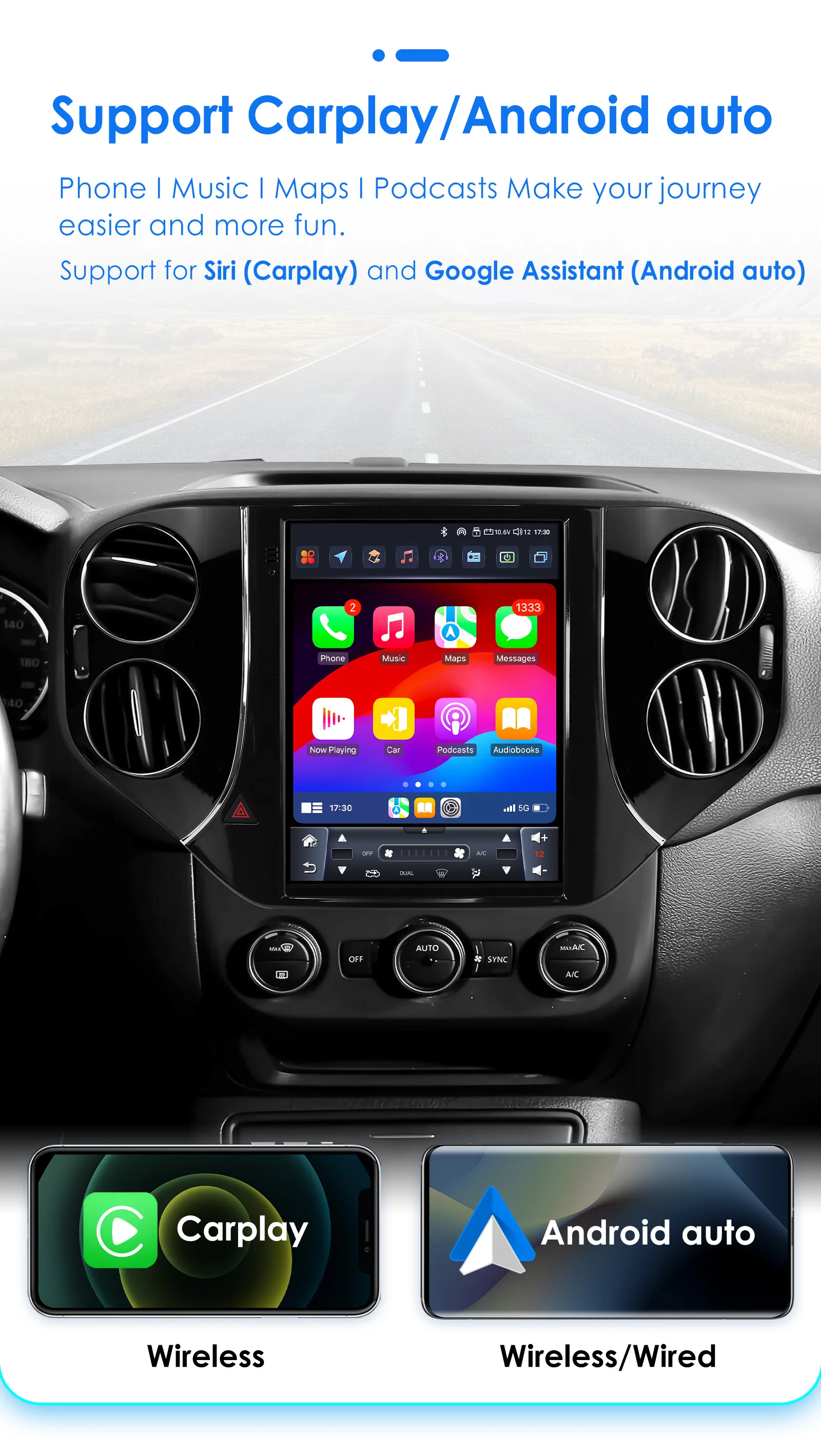 9.7"Android 13 Autoradio for VW Volkswagen Tiguan 1NF 2007-2016 Multimedia player Car radio GPS navi Stereo 4G Carplay Head Unit