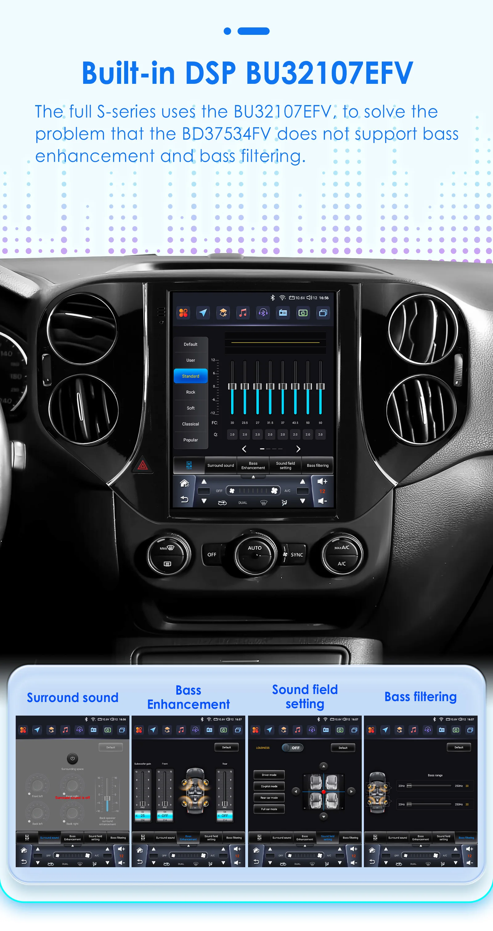 9.7"Android 13 Autoradio for VW Volkswagen Tiguan 1NF 2007-2016 Multimedia player Car radio GPS navi Stereo 4G Carplay Head Unit