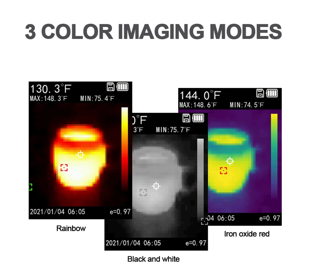 Noyafa Nf 521 Handheld Infrared Thermal Imager 340x240 Resolution Imaging 1024 Pixel Sensor Floor Heating Detector Thermometer