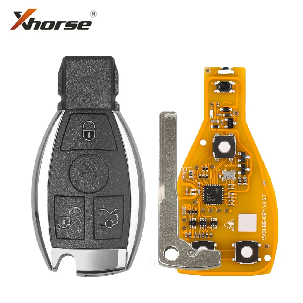 Xhorse VVDI BE Key Pro Improved Version with Smart Key Shell 3 Button /4 Buttons for Benz