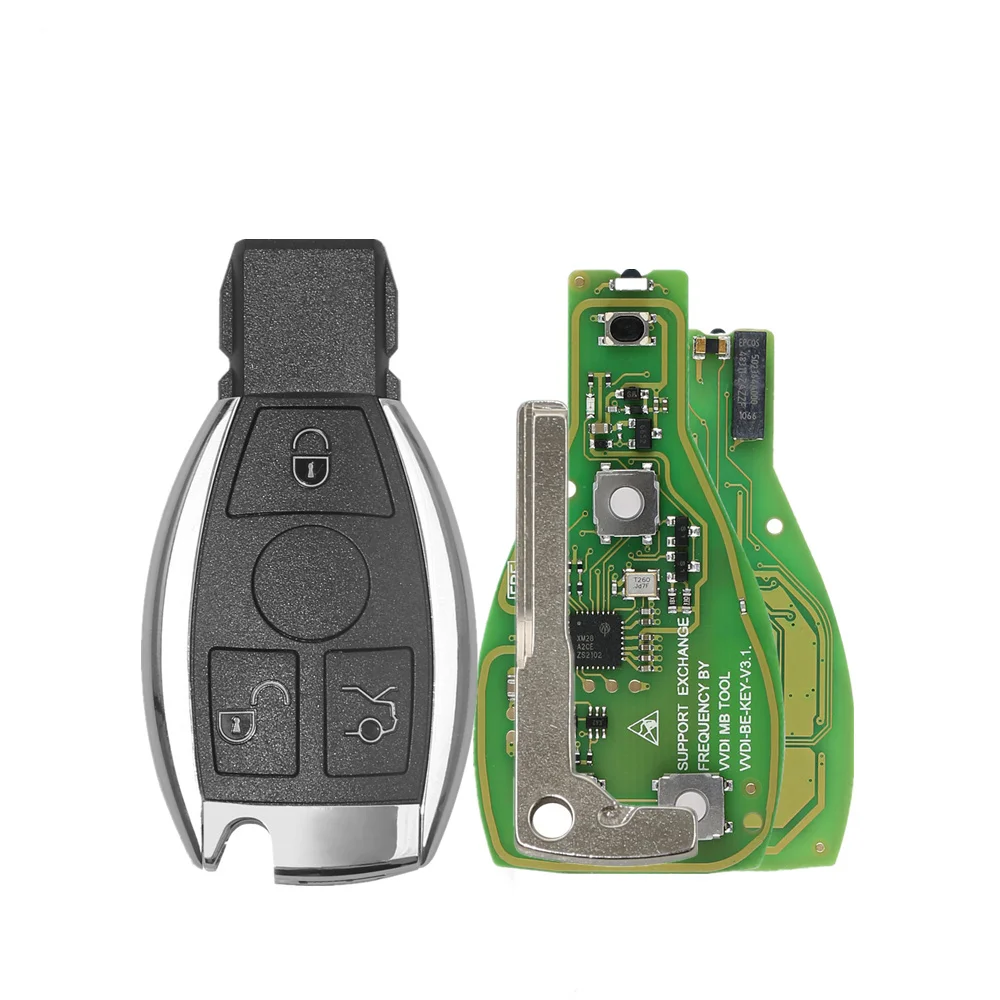 Xhorse VVDI BE Key Pro Improved Version with Smart Key Shell 3 Button /4 Buttons for Benz