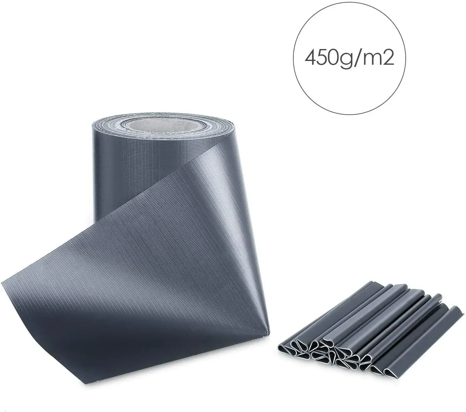 Garden Fence Privacy Strip 50m X 19cm PVC Privacy Strip Panel Double Rod Fence Garden Fence Strip Roll Balcony Privacy Screen
