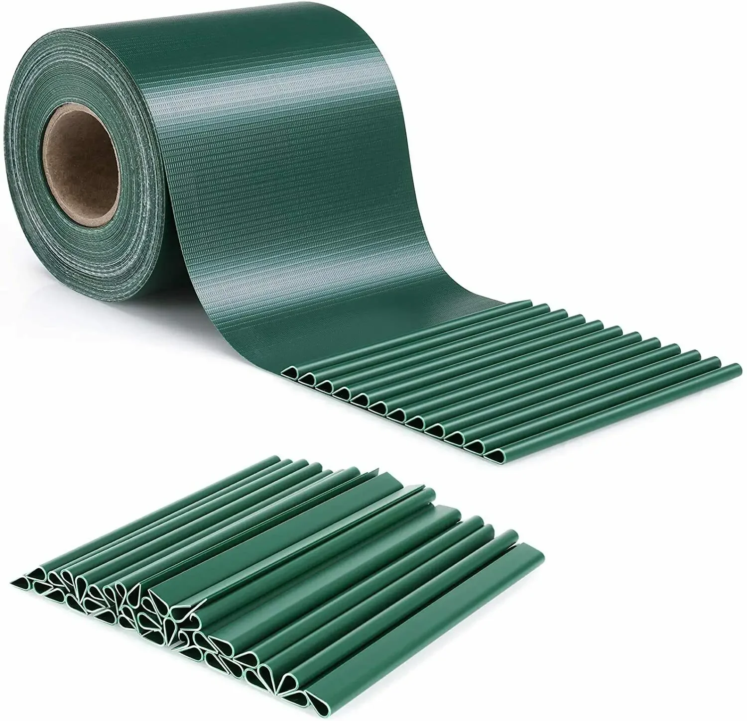 Garden Fence Privacy Strip 50m X 19cm PVC Privacy Strip Panel Double Rod Fence Garden Fence Strip Roll Balcony Privacy Screen