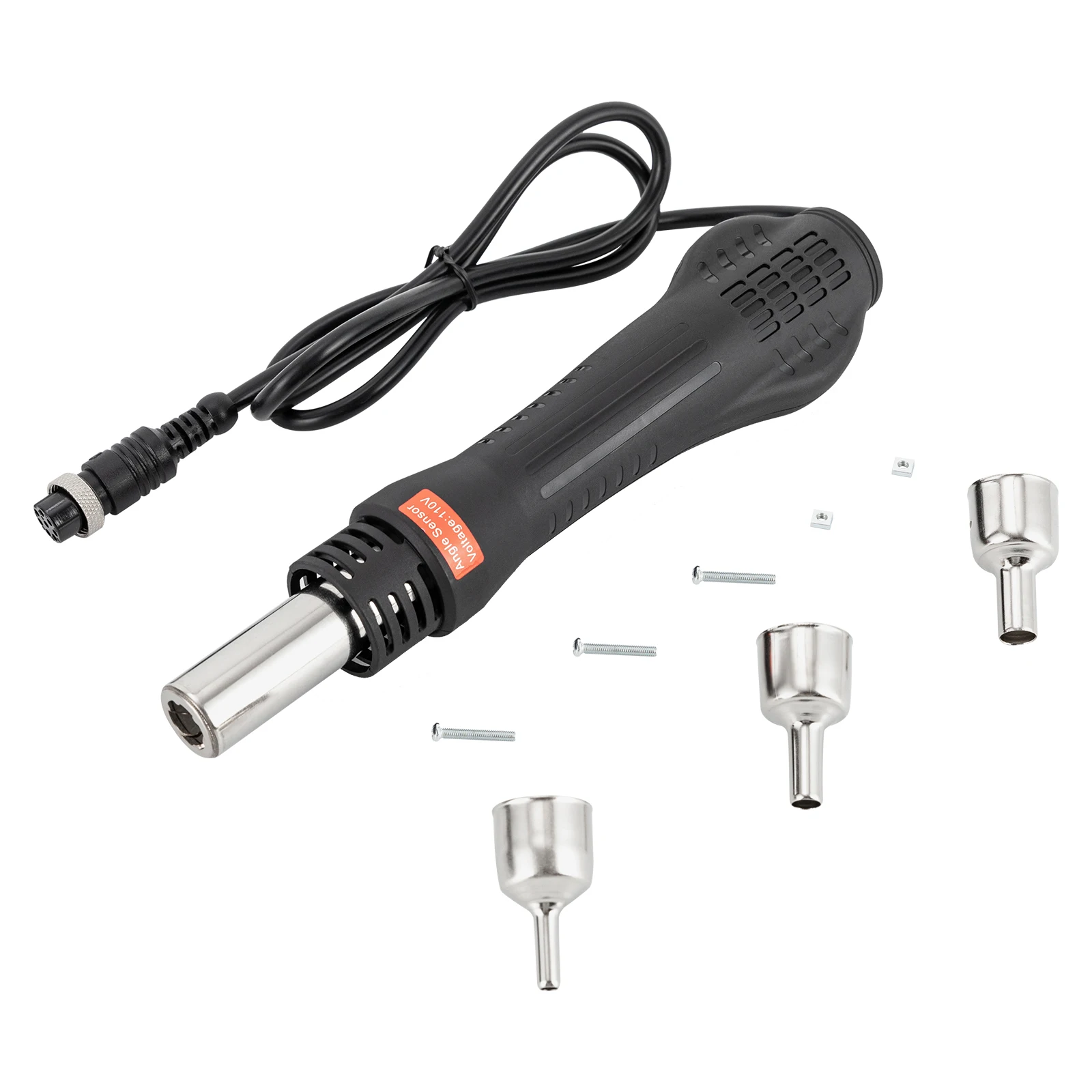 Hot Air Refining Station 220V SMD Soldering Station with Heat Gun Set LED Screen Display Hot Air for Electronics Desoldering
