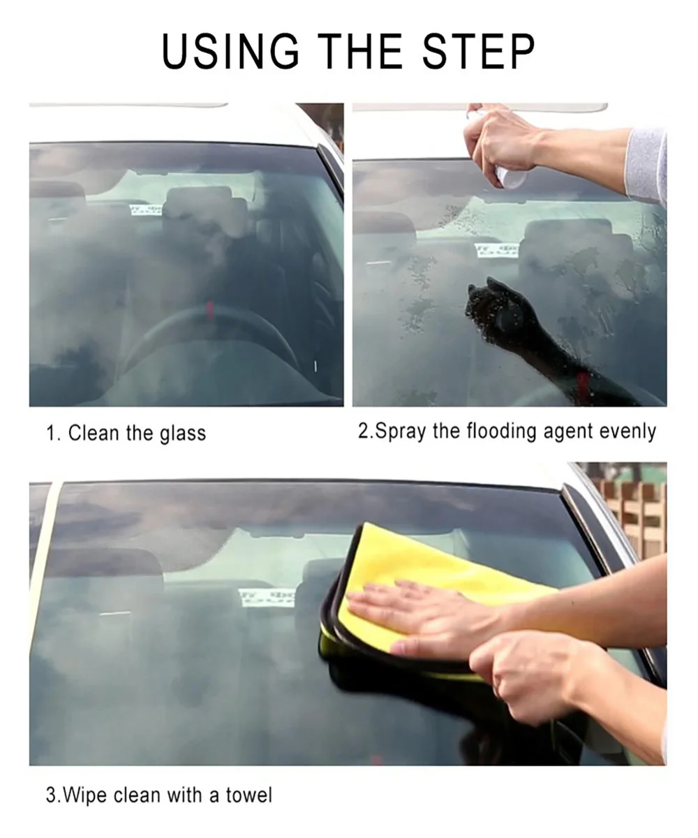 HGKJ S2 Car Glass Coating Agent Anti-rain Waterproof Spray Rain Remover Car Windshield Water Repellent Auto Accessories