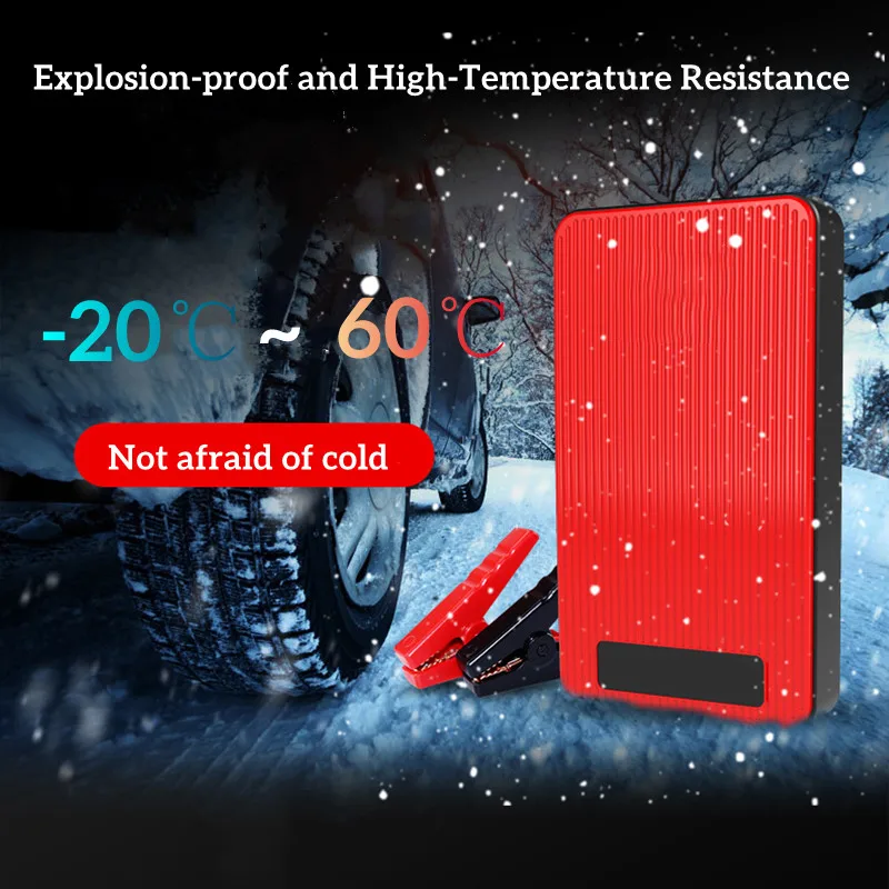 GKFLY Car Battery Jump Starter 2000A/3000A Portable Car Battery Booster Charger 12V Starting Device Emergency Booster