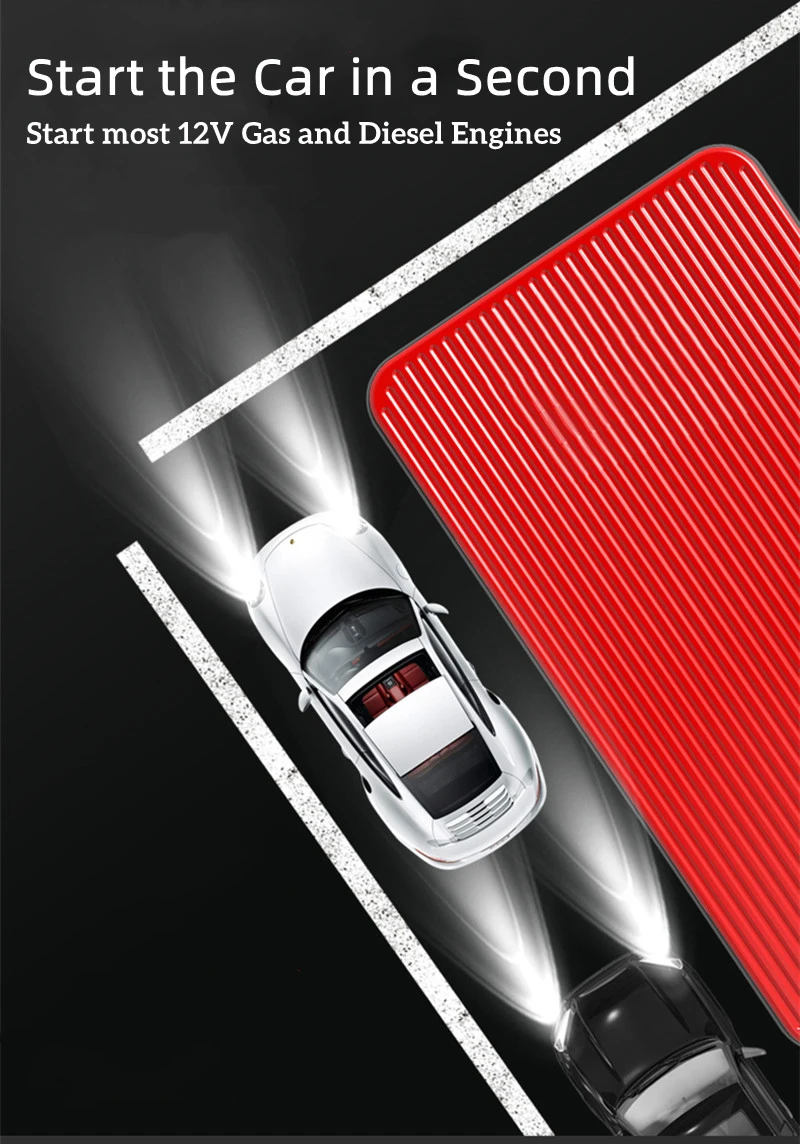GKFLY Car Battery Jump Starter 2000A/3000A Portable Car Battery Booster Charger 12V Starting Device Emergency Booster