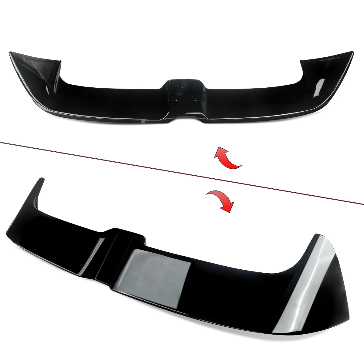 Top Roof Spoiler Wing For 2014-2020 Volkswagen GOLF 7 GTI MK7 MK7.5 Gloss Black