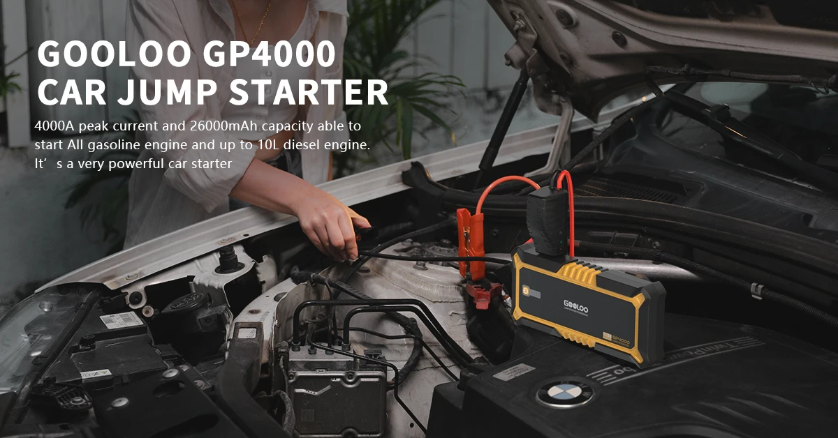 GOOLOO 3000A Car Jump Starter 16000mAh Power Bank Portable Charger Booster 12V Auto Starting Device Emergency Battery Starter