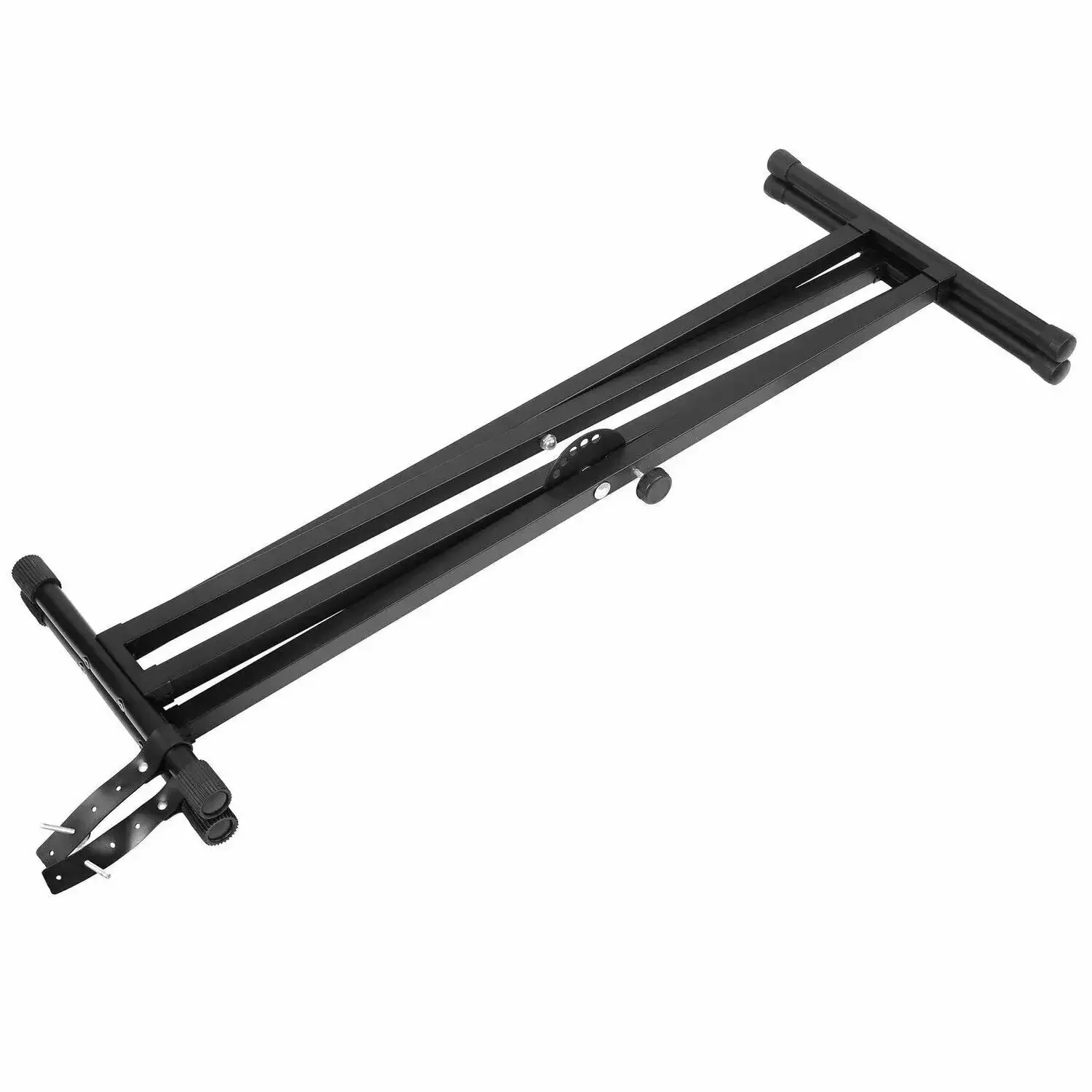 Electronic Piano Keyboard X-Type Universal Stand Double-Braced Folding Stool Seat Chair Bench with Locking Straps Adjustable