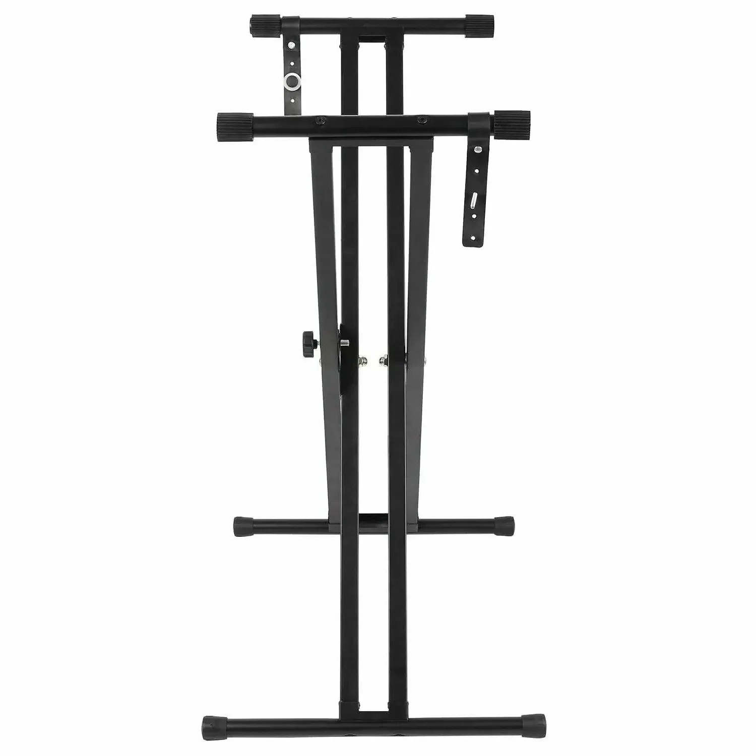 Electronic Piano Keyboard X-Type Universal Stand Double-Braced Folding Stool Seat Chair Bench with Locking Straps Adjustable