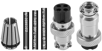 SucceBuy Air Cooled Spindle Motor 0.8KW/1.5KW/2.2KW/3KW/ 4KW ER11/ER20/ER25 Collect for CNC Router Engraving Milling Machine Use