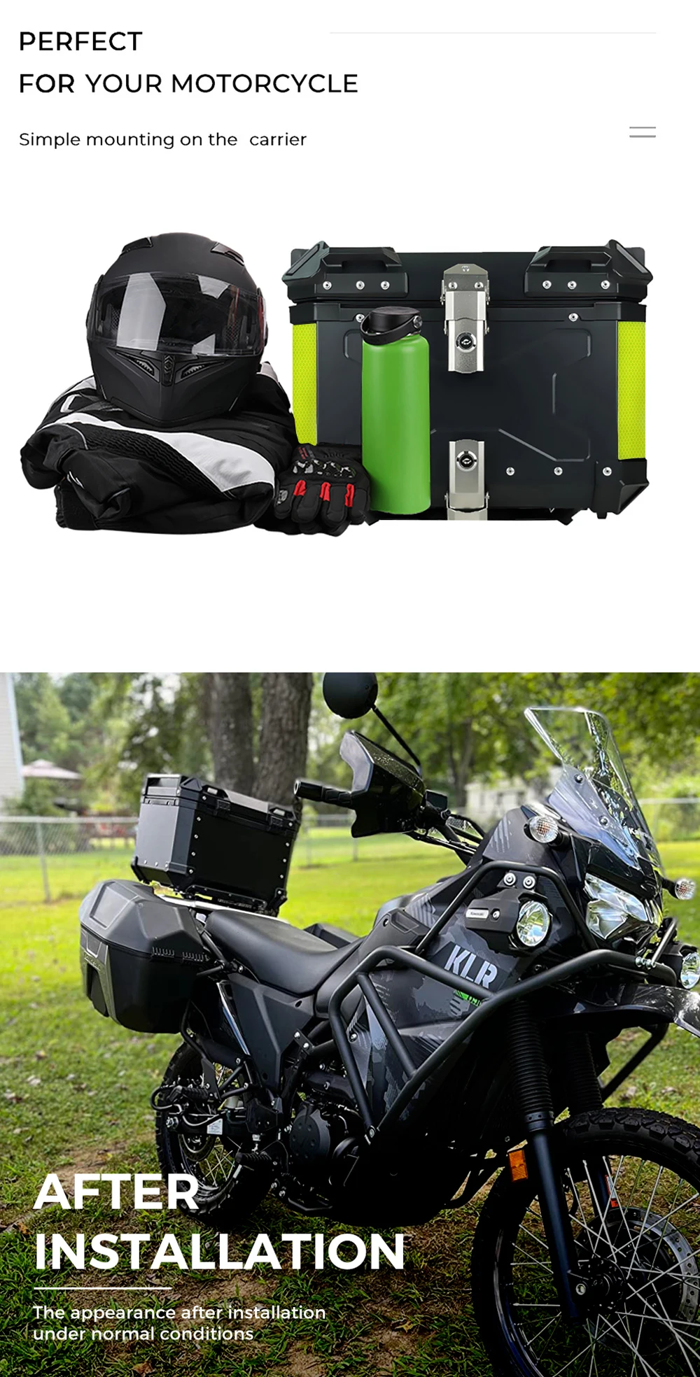 Motorcycle Helmet Box CNC Aluminum Top Tail Rear Luggage Storage Tool Cases Lock Trunk For YAMAHA For Honda For BMW For