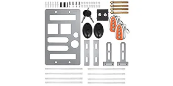 SucceBuy Automatic Sliding Gate Opener 1300LBS Electric Garage Door Opener 2 Keys With Racks Operator for Hotel Factory School