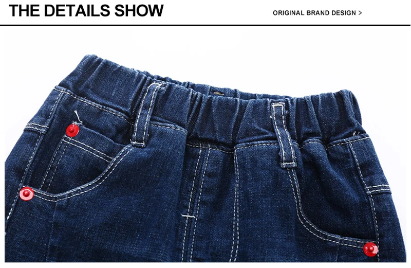 IENENS Kids Boys Jeans Baby Clothes Classic Pants Children Denim Clothing Infant Boy Casual Bowboy Bottoms Trousers 4-11 Years