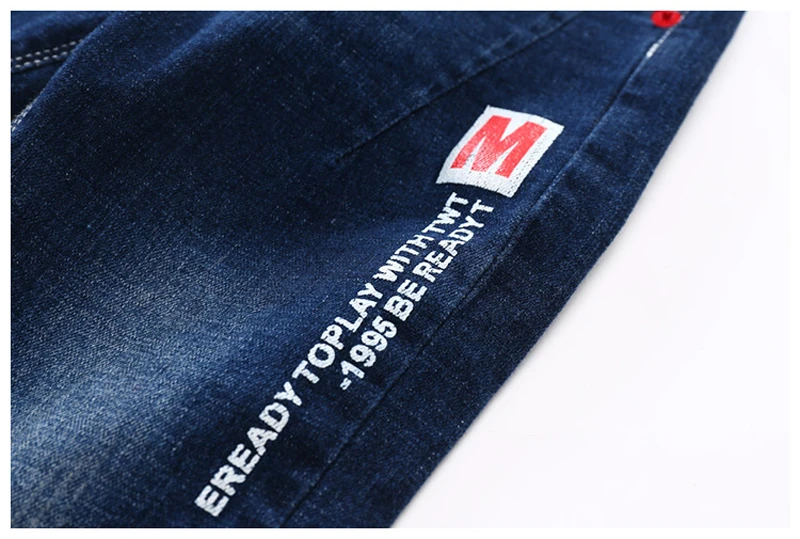 IENENS Kids Boys Jeans Baby Clothes Classic Pants Children Denim Clothing Infant Boy Casual Bowboy Bottoms Trousers 4-11 Years