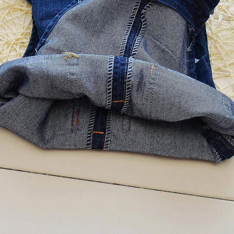 IENENS Kids Baby Boy Clothes Clothing Pants Girl Denim Jumper Jeans Overalls Toddler Infant Playsuit Dungarees Children Trousers