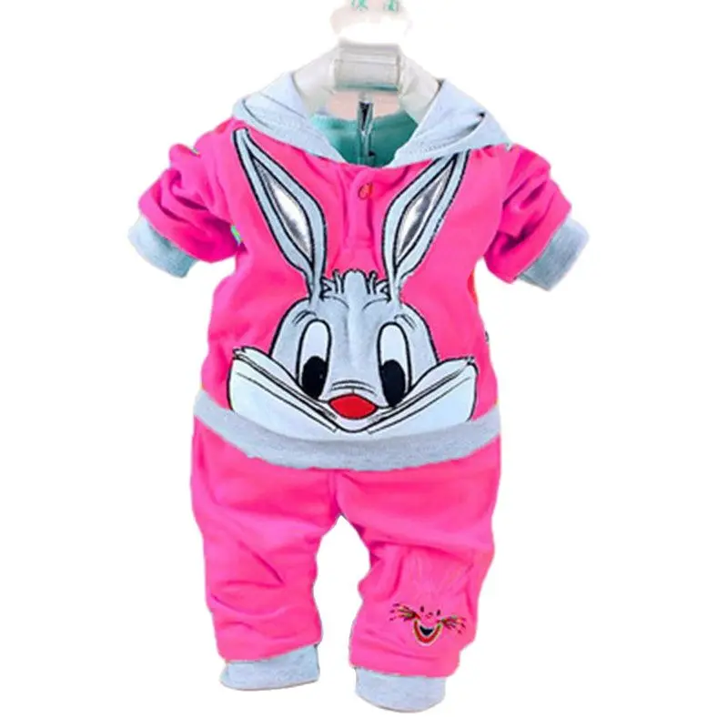 Newborn Clothes Autumn Winter Baby Boy Clothes Sets Children Clothing Sets Kids Girls Sport T-shirt+PantsKeep warm Outfit Suit
