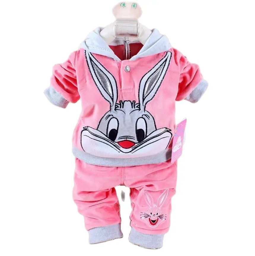 Newborn Clothes Autumn Winter Baby Boy Clothes Sets Children Clothing Sets Kids Girls Sport T-shirt+PantsKeep warm Outfit Suit