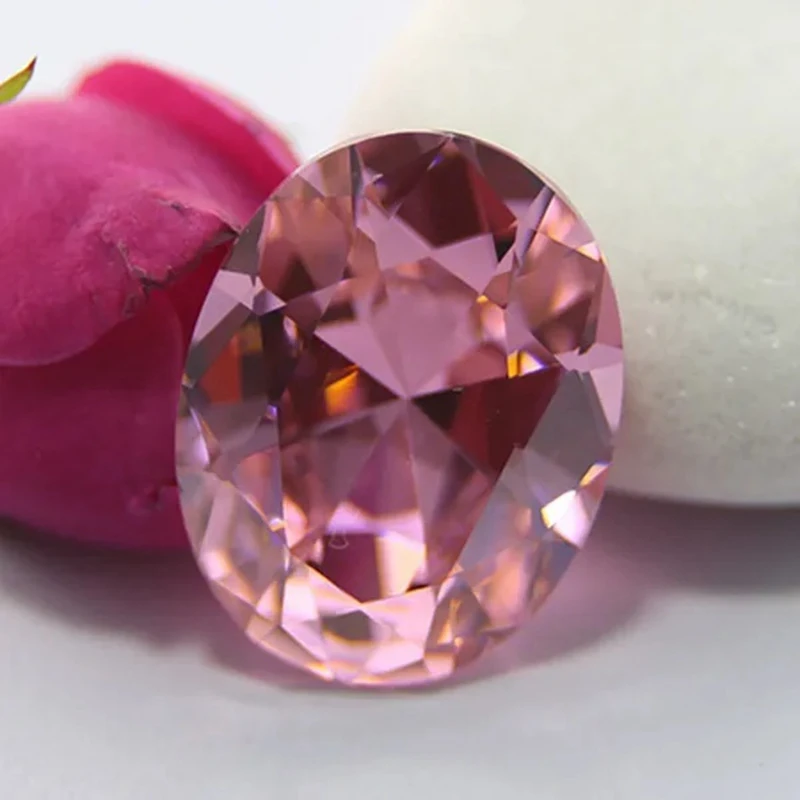 Natural Pink Sapphire 13×18mm Oval Cut Sri-Lanka VVS Gemstone For Jewelry Making