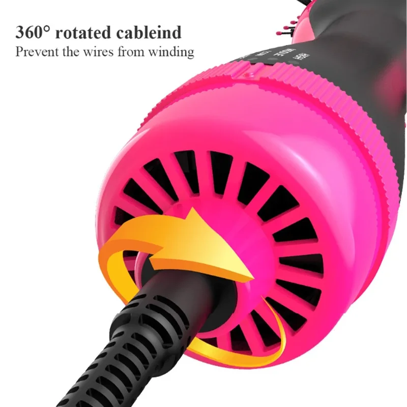 3 in 1 Hair Dryer Brush Dryer and Straightening Brush One Step Hot Air Brush Women's Hair Brush Professional Hair Straightener