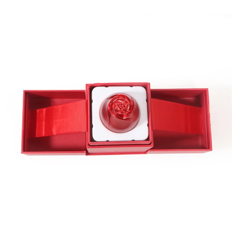I Love You Necklace With Rose Gifts Box 100 Languages Projection Pendant Jewelry For Girlfriend 2023 New In Romantic Accessories