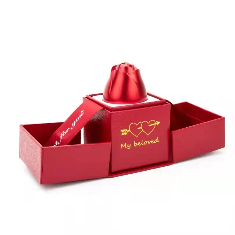 I Love You Necklace With Rose Gifts Box 100 Languages Projection Pendant Jewelry For Girlfriend 2023 New In Romantic Accessories