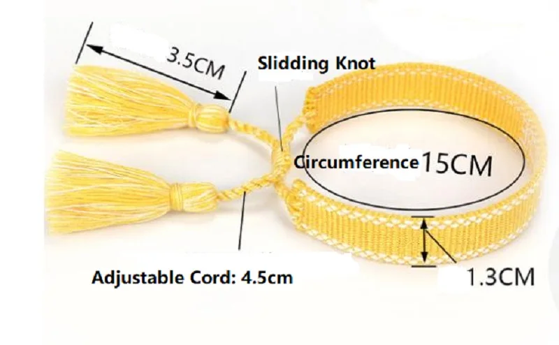 Woven Friendship Bracelet For Women With Saying C'EST LA VIE Summer Stackable Jewelry