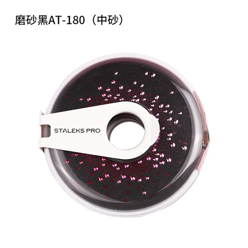 1pc STALEKS Disposable Donuts Frosted Nail Strips Manicure Polishing Strip Nail Art Rubbing Strip Manicure Tool with Saw Cut