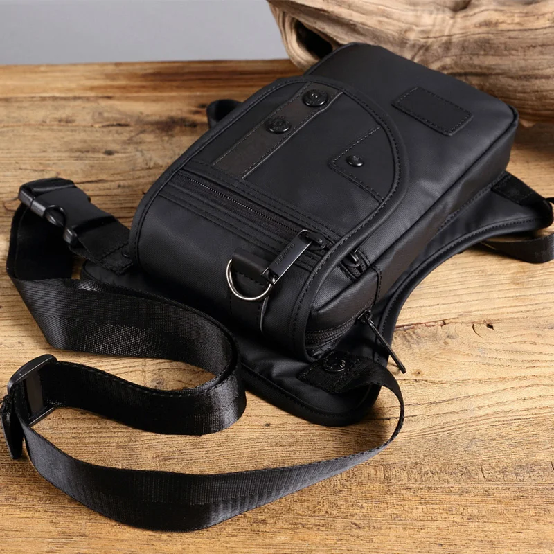 Men Waist Fanny Pack Drop Leg Thigh Bag Motorcycle Rider Nylon Canvas Military/Assault Male Cross Body Hip Belt Bum Bags
