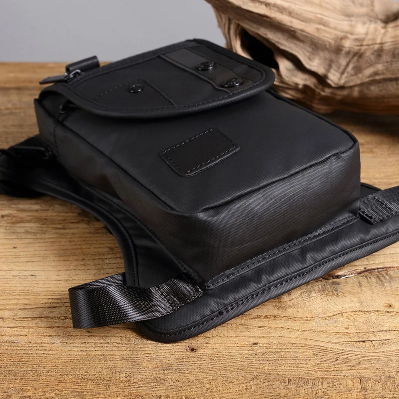 Men Waist Fanny Pack Drop Leg Thigh Bag Motorcycle Rider Nylon Canvas Military/Assault Male Cross Body Hip Belt Bum Bags