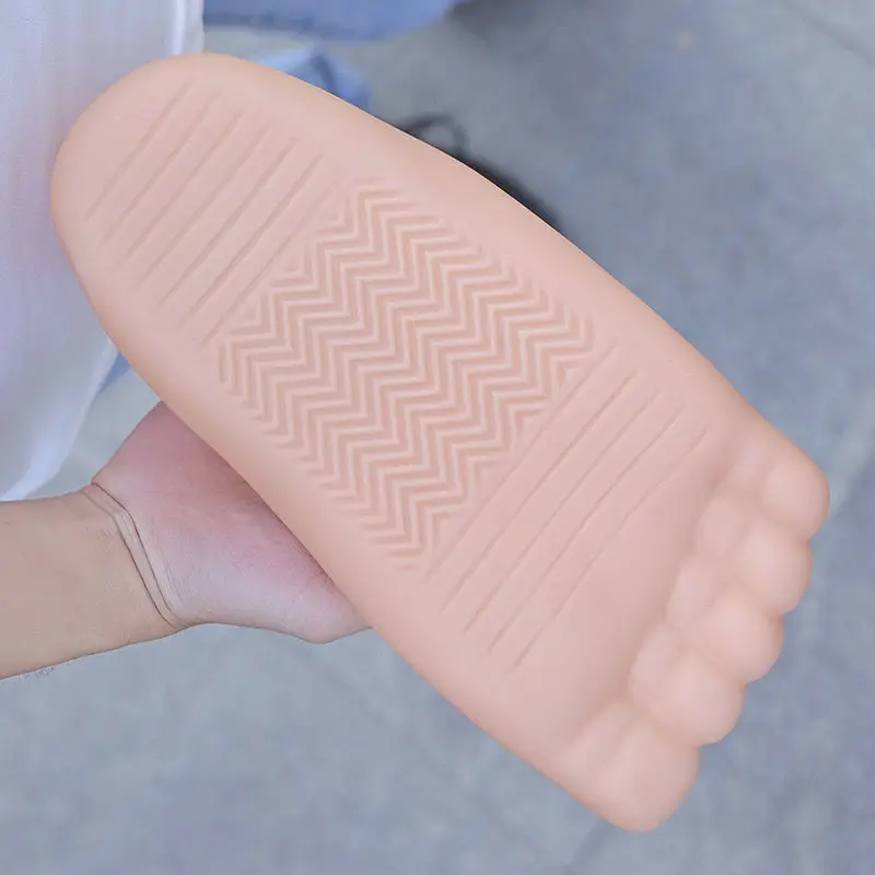 Artificial Foot Shoes Quirky Ideas Men's and Women's Toe Big Foot Spoof Red Five Finger Feet Fashion