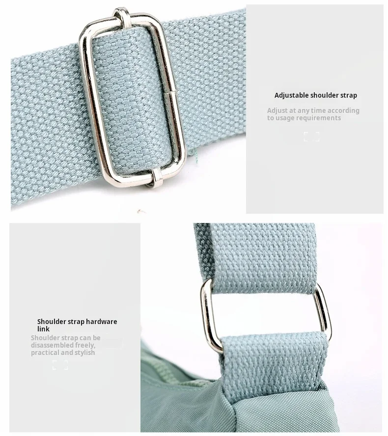 Shoulder Bag Crossbody Bag for Women Messenger Bags Waterproof Nylon Ladies Handbag