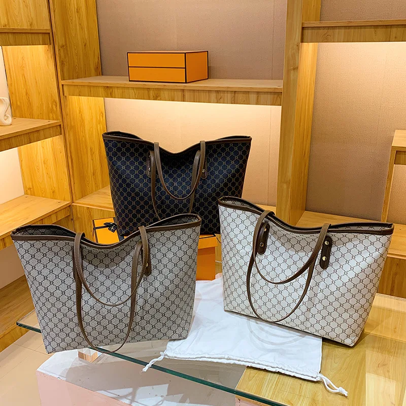 High End High-capacity Bag For Women, New Trendy Tote Bag, Versatile Commuting Texture Portable Shoulder Bag