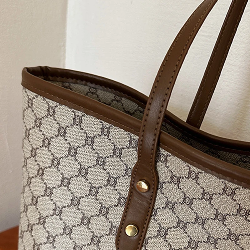 High End High-capacity Bag For Women, New Trendy Tote Bag, Versatile Commuting Texture Portable Shoulder Bag