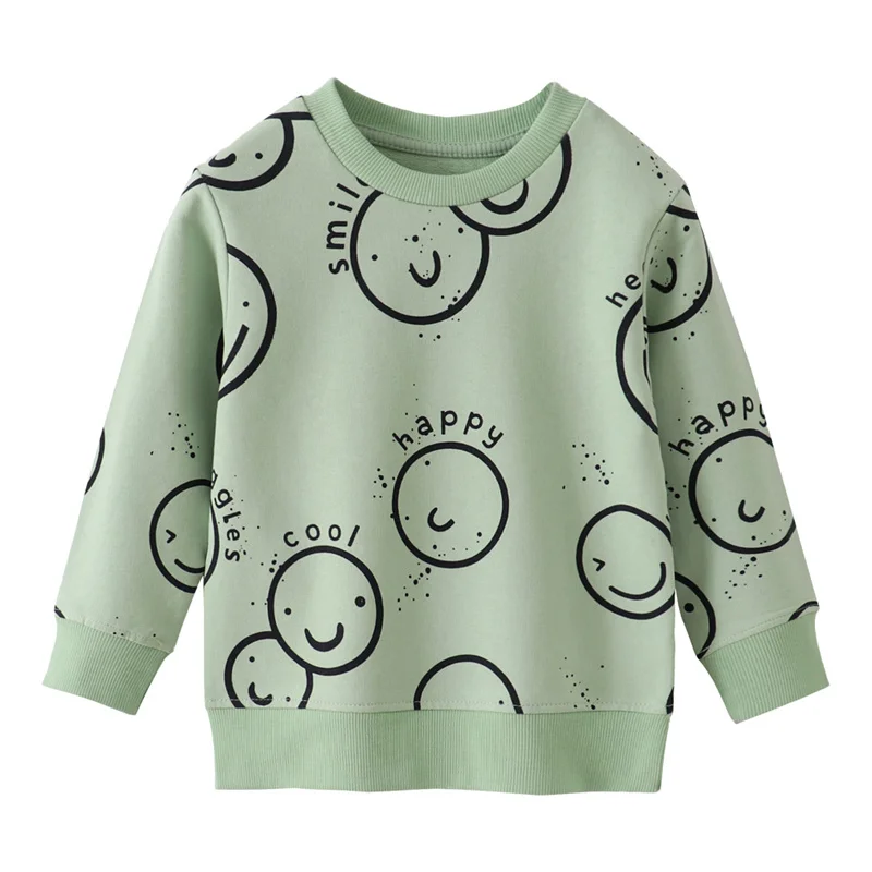 Jumping Meters 2-7T Animals New Arrival Zebras Boys Girls Sweatshirts Autumn Spring Kids Clothes Hot Selling Shirts Tops Baby